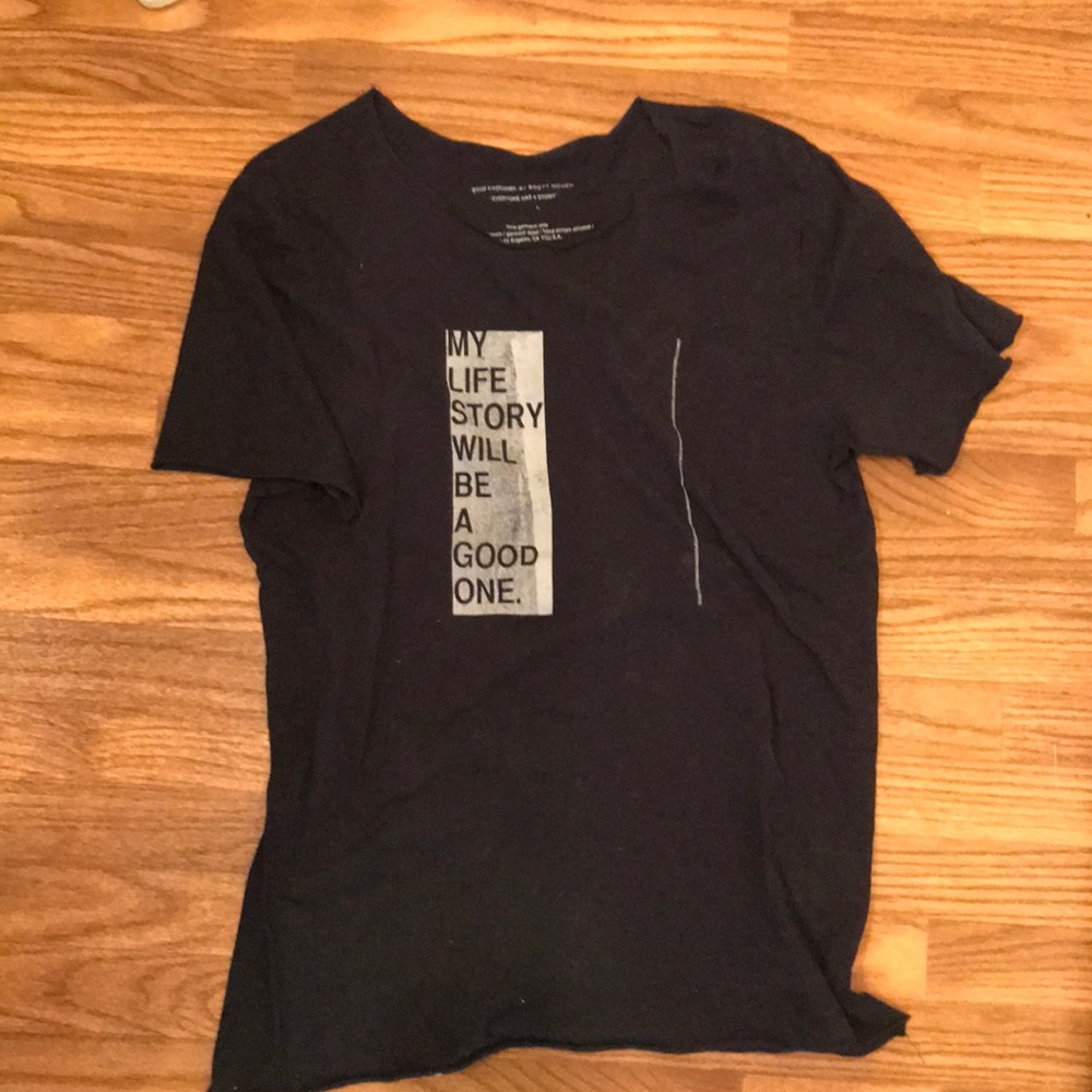 Good hYOUman charcoal shirt size L